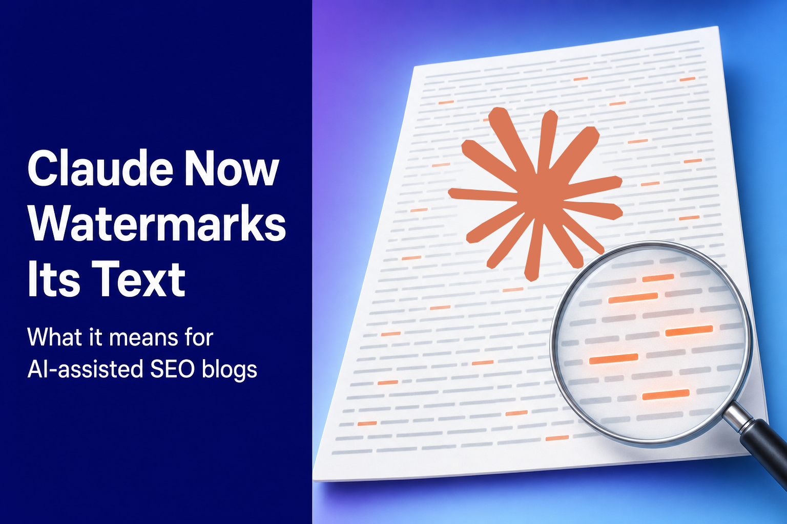 Claude Now Watermarks Everything It Writes. Here Is What That Changes for Your Blog, and What It Doesn't.